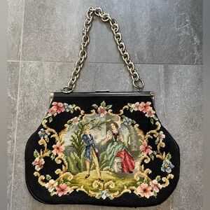 VINTAGE Tapestry Handbag